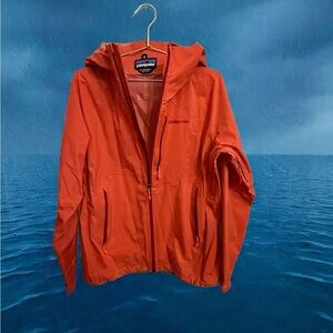 Patagonia Red Hooded Shell Jacket